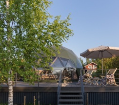 2-х местное размещение в домике Модерн с завтраком в Green Point