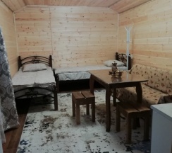 Студия с красивым видом из окна в Раш