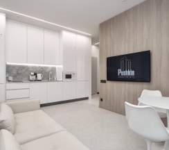 WHITE Апартаменты (Двухкомнатный люкс) в Pushkin Apartments