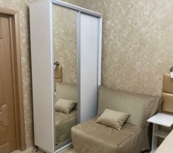 Студия трехместная с кухней в Лина