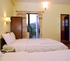 Двухместный номер Deluxe с балконом двуспальная кровать в Butterfly Lodge