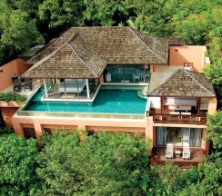 Вилла с бассейном с 2 комнатами с балконом и с видом на океан в Sri Panwa Phuket Luxury Pool Villa Hotel