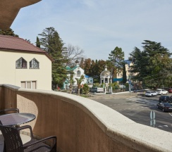 Люкс с 2 комнатами и балконом в Family Park Hotel
