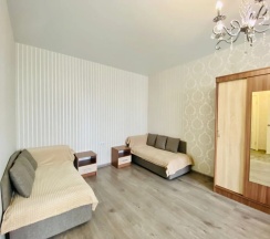 Апартаменты c 1 комнатой с балконом и с видом на город в Apartments on str. Kuybisheva, bld. 59