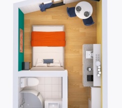 Stylish Studio Mini Arbat в Axis.Moscow Arbat