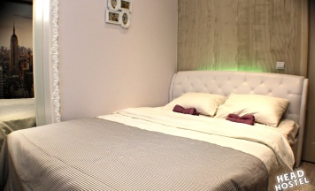 Двухместный номер Economy (общая ванная комната) (двуспальная кровать) в Head Hostel