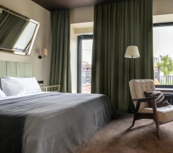 Двухместные апартаменты (двуспальная кровать) в Апартаменты Room Comfort plus Terrace в Nikolaev Building