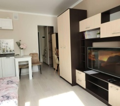 Апартаменты студия Курыжова 32 в Runway Apartments на улица Курыжова 32