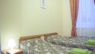 Номер эконом стандарт с 2 односпальными кроватями в Ганза