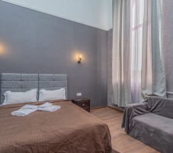 Двухместный люкс с красивым видом из окна двуспальная кровать в Ланселот