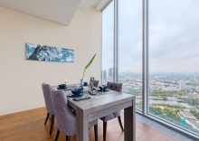 Апартаменты с двумя спальнями "Sky Grand Lounge". в Sky apartments