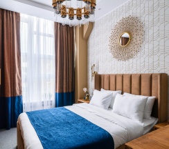 Номер стандарт с 1 двуспальной кроватью и кухней в Lido central