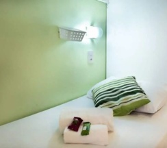Двухместный люкс двухъярусная кровать в Brazilodge All Suites Hostel