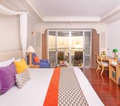 Двухместный номер Grand с видом на море двуспальная кровать в Royal Cliff Beach Hotel Pattaya