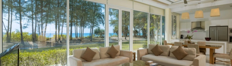 Вилла с бассейном с кухней с 2 комнатами oceanfront в Splash Beach Resort
