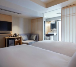 Двухместный номер Universal Corner 2 отдельные кровати в Agora Kyoto Karasuma