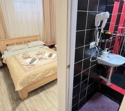 Номер улучшенный с 1 двуспальной кроватью (цокольный этаж) в Kovensky