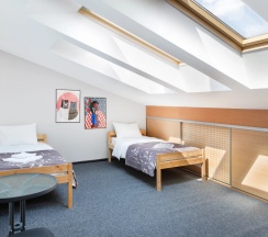 Четырёхместный номер Economy Мансарда в Янка