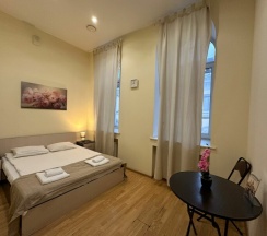 Двухместный стандарт с двуспальной кроватью (DBL) в Boho Centr Nevsky 140 Hotel
