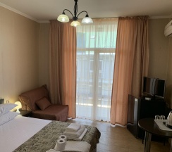 Номер стандарт с 1 двуспальной кроватью в Спарта