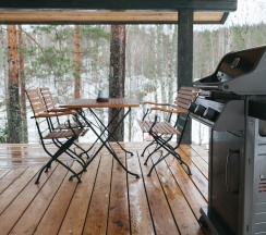 Коттедж премиум (Зелёный дом) в Forrest Lodge Karelia