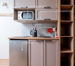 Двухэтажный Suite четырехместный в Norke Prime Зарядье