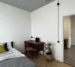 Апартаменты Comfort с 3 комнатами с видом на город в Апартаменты WHITE APARTMENT рядом с центром