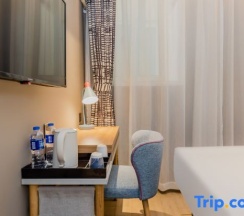 Двухместный номер Business двуспальная кровать в Homeinn (Shanghai Pudong Sanlin Metro Station)