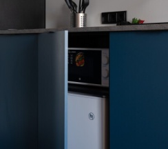 Студия  с кухней с двумя односпальными кроватями в Greenfeel Stavropol