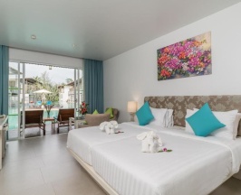 Двухместный номер Deluxe двуспальная кровать в The Briza Beach Resort Khaolak