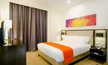 Одноместный полулюкс двуспальная кровать в Отель Hotel Lucky Chinatown Binondo