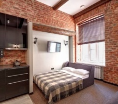 Семейная студия с мини-кухней в Jazzclub