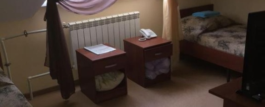 Номер стандарт с 2 односпальными кроватями (мансарда) в У Петровича