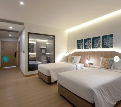 Двухместный номер Deluxe с видом на бассейн 2 отдельные кровати в Phuket Emerald Beach Resort