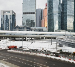 1-комнатные апартаменты улучшенные с видом на нa МОSCOW CITY в Uragan Apart (Ураган Апарт) на проезде Мукомольный