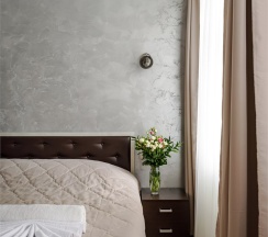 Эконом двухместный номер с одной двуспальной кроватью в Заречье