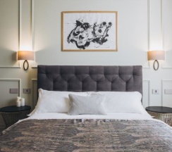 Одноместный люкс Superior двуспальная кровать в Gregorini Bingham Art Luxury Suites