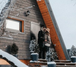 Шалаш в Лиса в шалаше