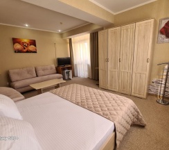 Джуниор сюит с балконом  и видом на город  в Green house