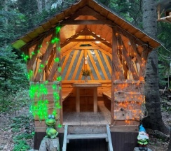 Трехместный гостевой домик "Романтика" 25 кв. м. в Архыз шале хаус