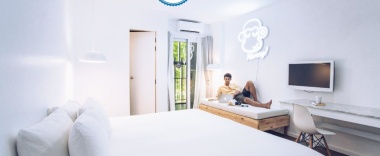 Двухместный номер Standard двуспальная кровать в Blu Monkey Bed & Breakfast Phuket