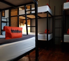 Кровать в общем номере в Bangkok Bed and Bike - Hostel