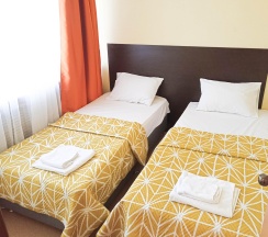 Кровать в 5-местном общем номере в Smart Hotel KDO Челябинск