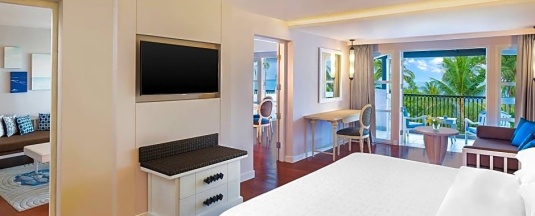 Двухместный люкс c 1 комнатой с балконом двуспальная кровать в Sheraton Samui Resort