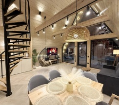 Семейный номер Superior с 2 комнатами в Live Glamp