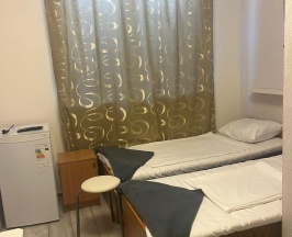 Комната эконом с 2 односпальными кроватями в Олимп Хаус