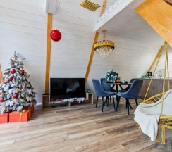 Aframe Luxe White | Банный чан на территории в Берёзовая роща