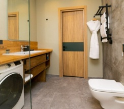 Апартамент 8 Двухместный Полулюкс с роскошным видом на Парк Победы (с душем) в Ap-in aparts