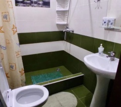 Двухместный номер Economy с балконом и с видом на горы 2 отдельные кровати в Людмила