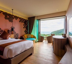 Двухместный номер Deluxe с видом на море 2 отдельные кровати в Crest Resort & Pool Villas